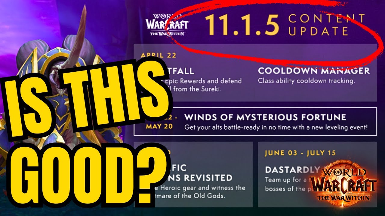 WoW Patch 11.1.5: Major Changes & New Approach