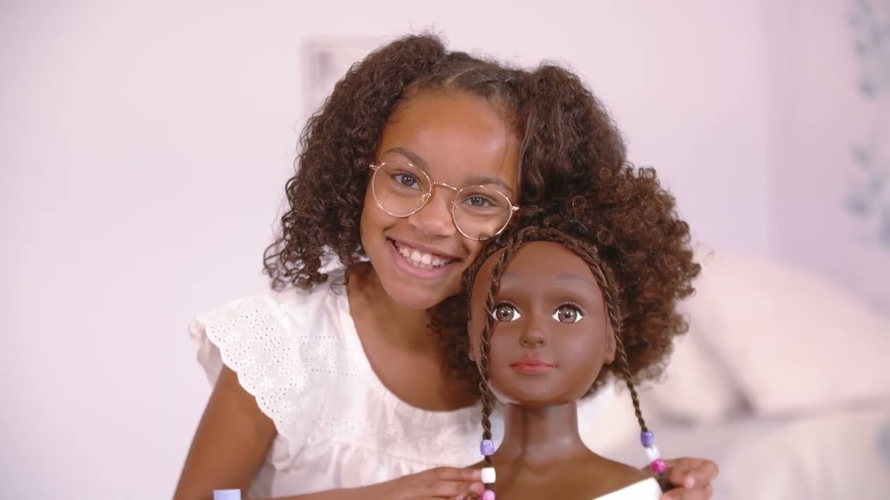 My Beauty - Tête à Coiffer Affro pour Enfants ✂️