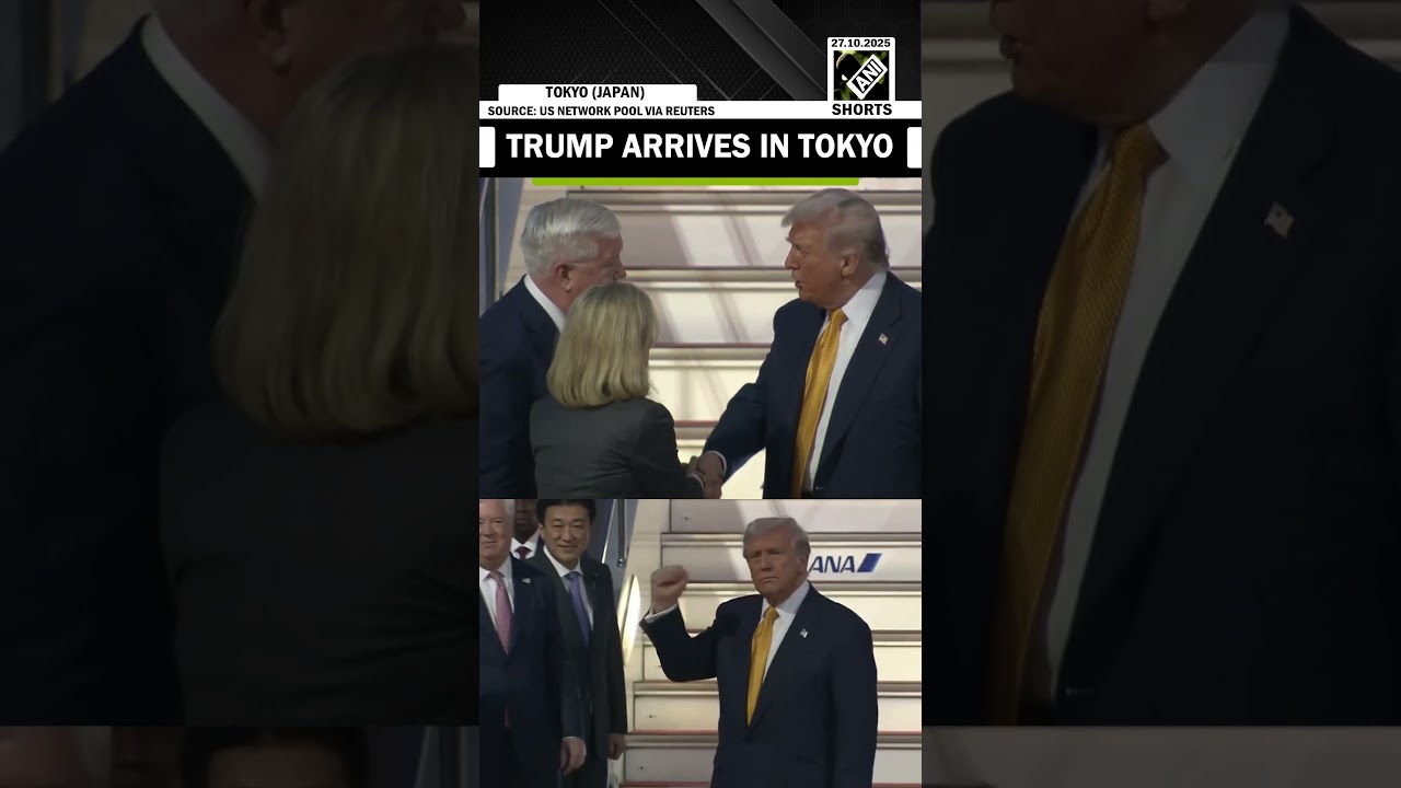 Donald Trump Arrives in Tokyo for Key Diplomatic Visit 🇯🇵