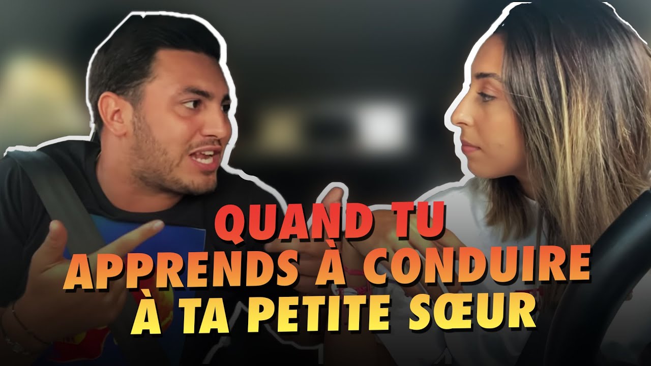 Amine Radi: Hilarious Moments Teaching My Little Sister to Drive 🚗