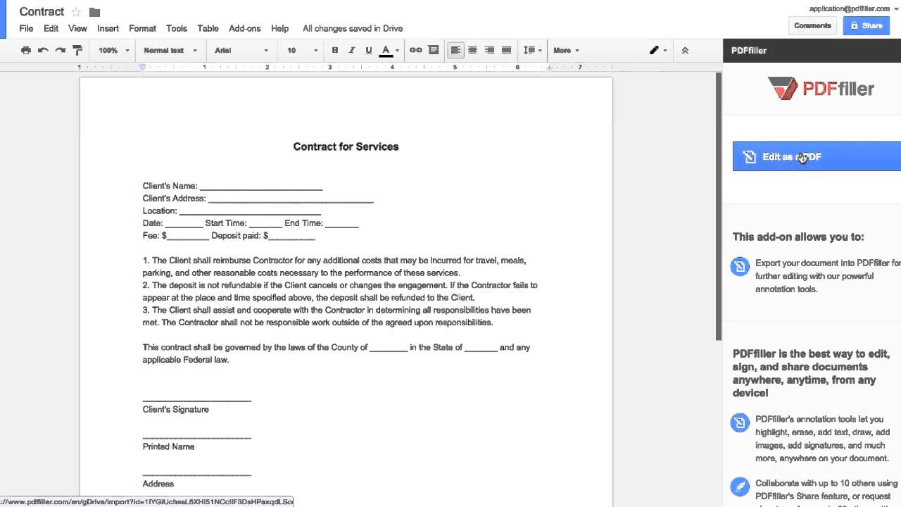 Easily Edit PDFs in Google Docs with PDFfiller Add-On 📄
