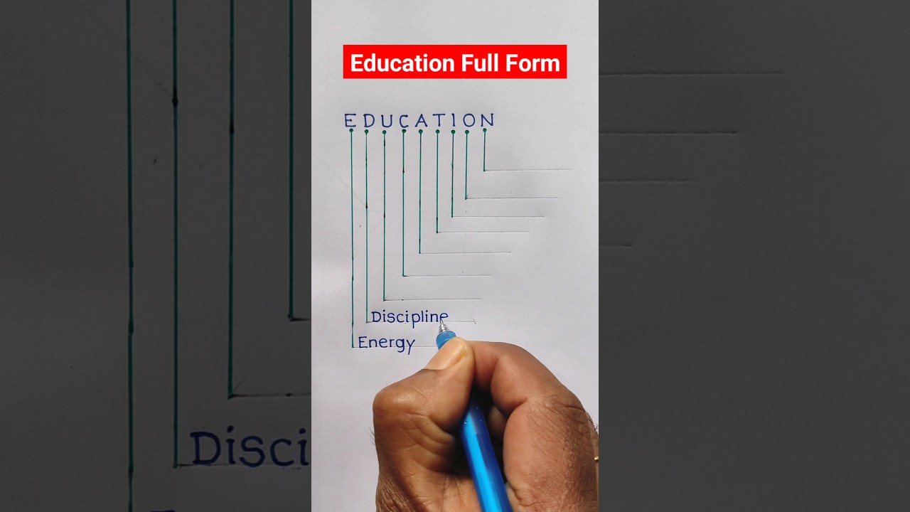 Full Form of Education 🔥