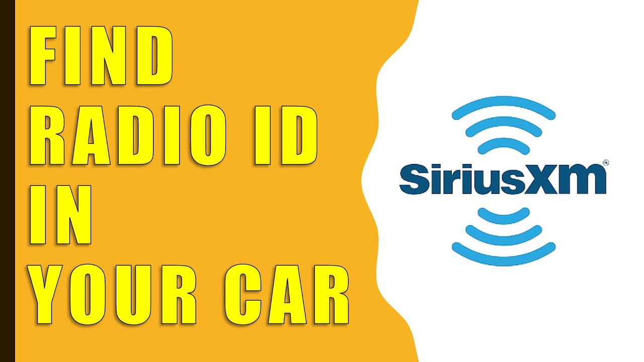 Find Your Sirius XM Radio ID in Your Car 🚗