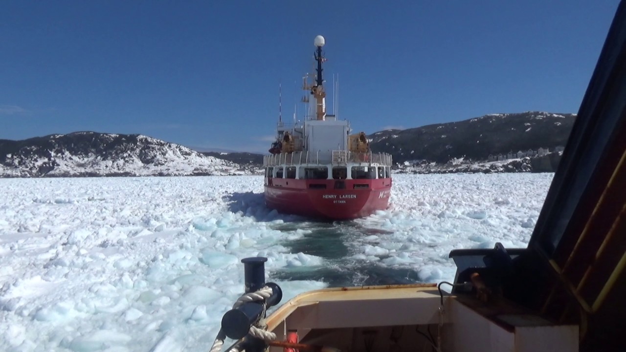 CCGS Henry Larsen Ice Operations at Bell Island Tickle