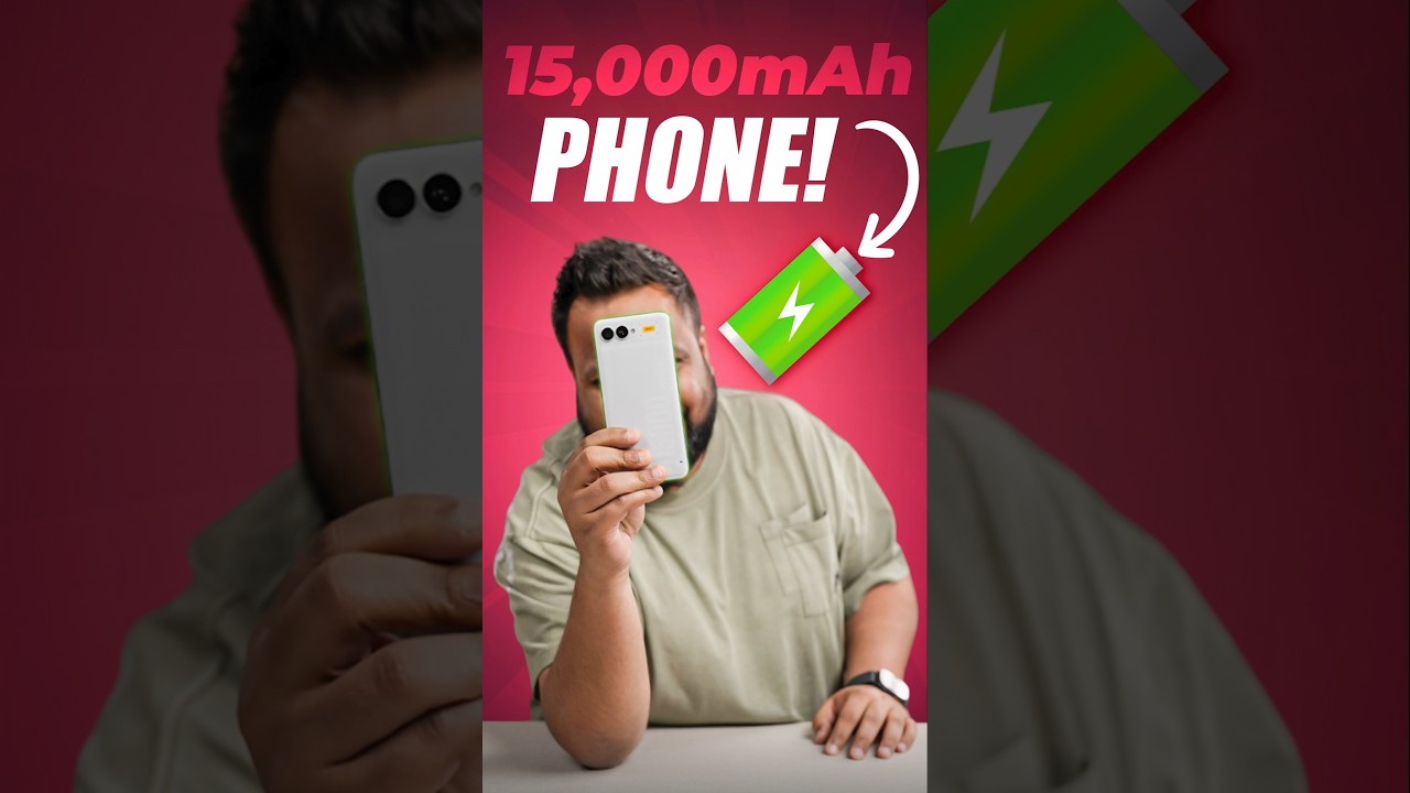 இந்த Phone-ல 15,000mAh Battery இருக்கு😮 #shorts