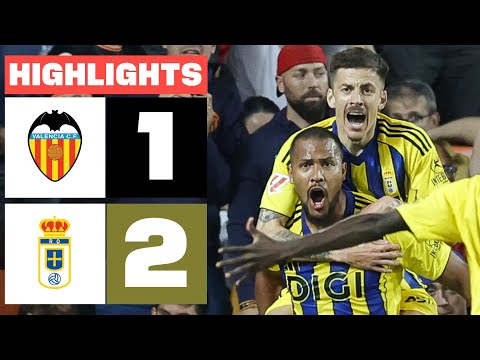 VALENCIA CF 1 - 2 REAL OVIEDO | RESUMEN LALIGA EA SPORTS