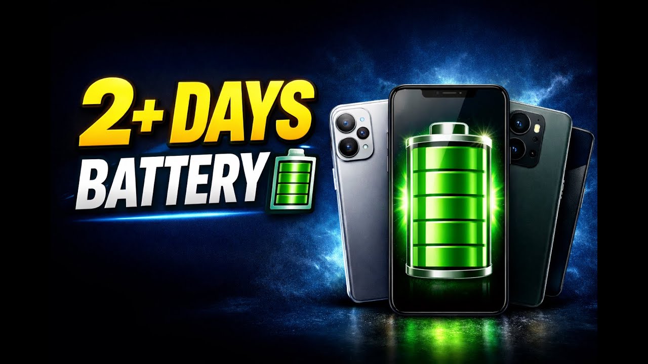 Top 5 Phones with Best Battery Life in 2025 🔋