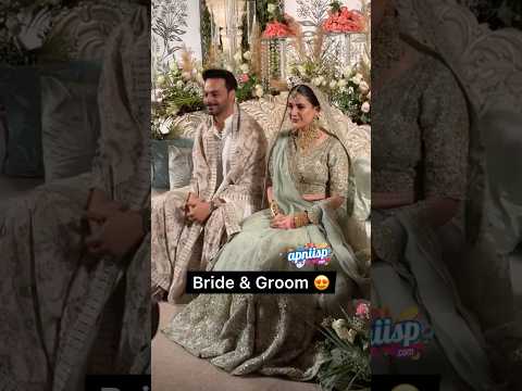 Kubra Khan and Gohar Rasheed on their wedding 😍