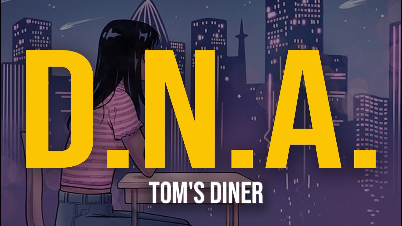 D.N.A. - Tom's Diner (Lyric Video) 🎶 | Classic Tune & Nostalgic Vibes