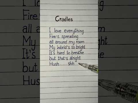 i love everything lyrics #cradles