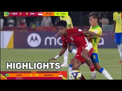 🔴HIGHLIGHT . INDONESIA U17 VS BRAZIL U17 . FIFA WORLD CUP U17 GRUP H WATAR 2025
