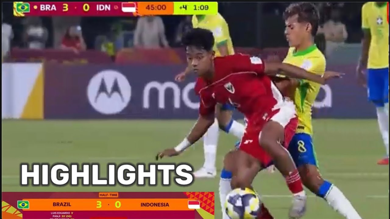 Indonesia U17 vs Brazil U17 | Exciting FIFA U17 World Cup Group H Match ๐ฎ๐ฉ๐ง๐ท