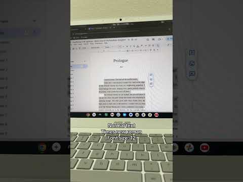 How I format my book in google docs 📖 #writingabook #writer  #bookformatting #writingtips