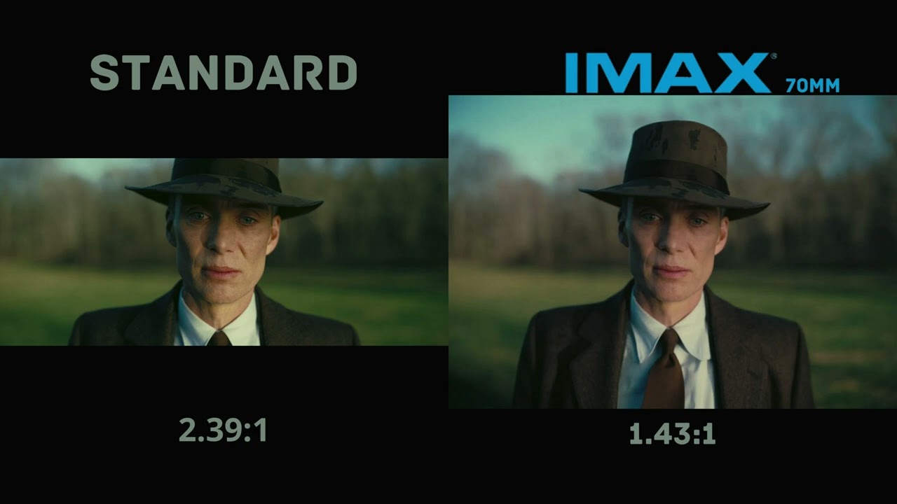 Oppenheimer IMAX 70mm vs Scope Comparison 🎬