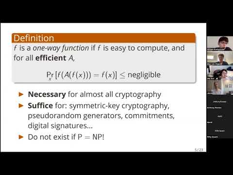 William Kretschmer - Cryptography with Quantum States