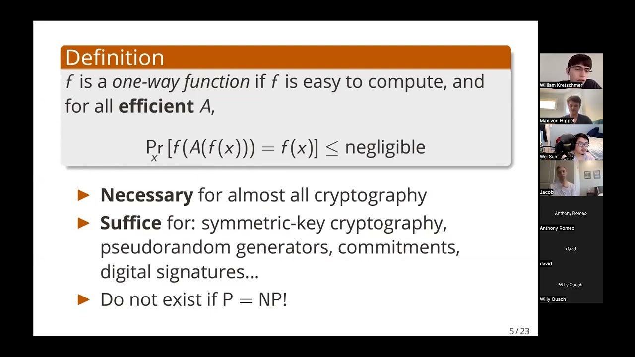William Kretschmer's Breakthroughs in Quantum Cryptography π