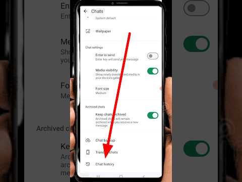 How to delete whatsapp chat permanently | Whatsapp Chat History #shorts