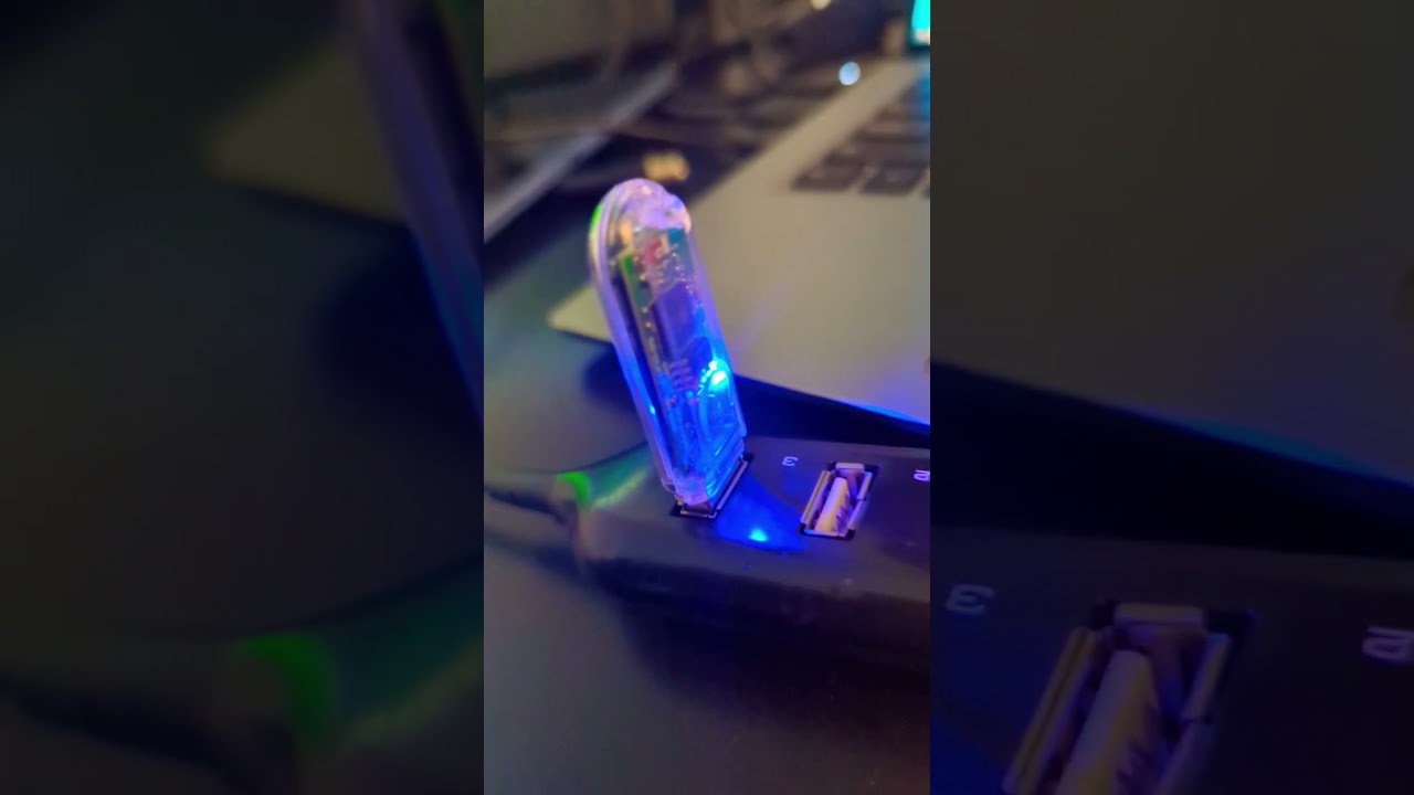 Bitcoin #mining with a USB thumb drive!