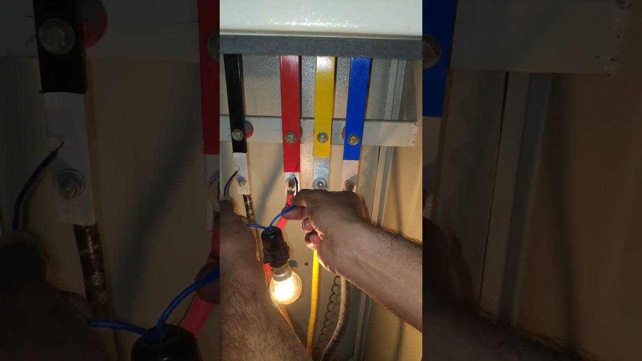 3-Phase Power Test Using Test Lamp ⚡