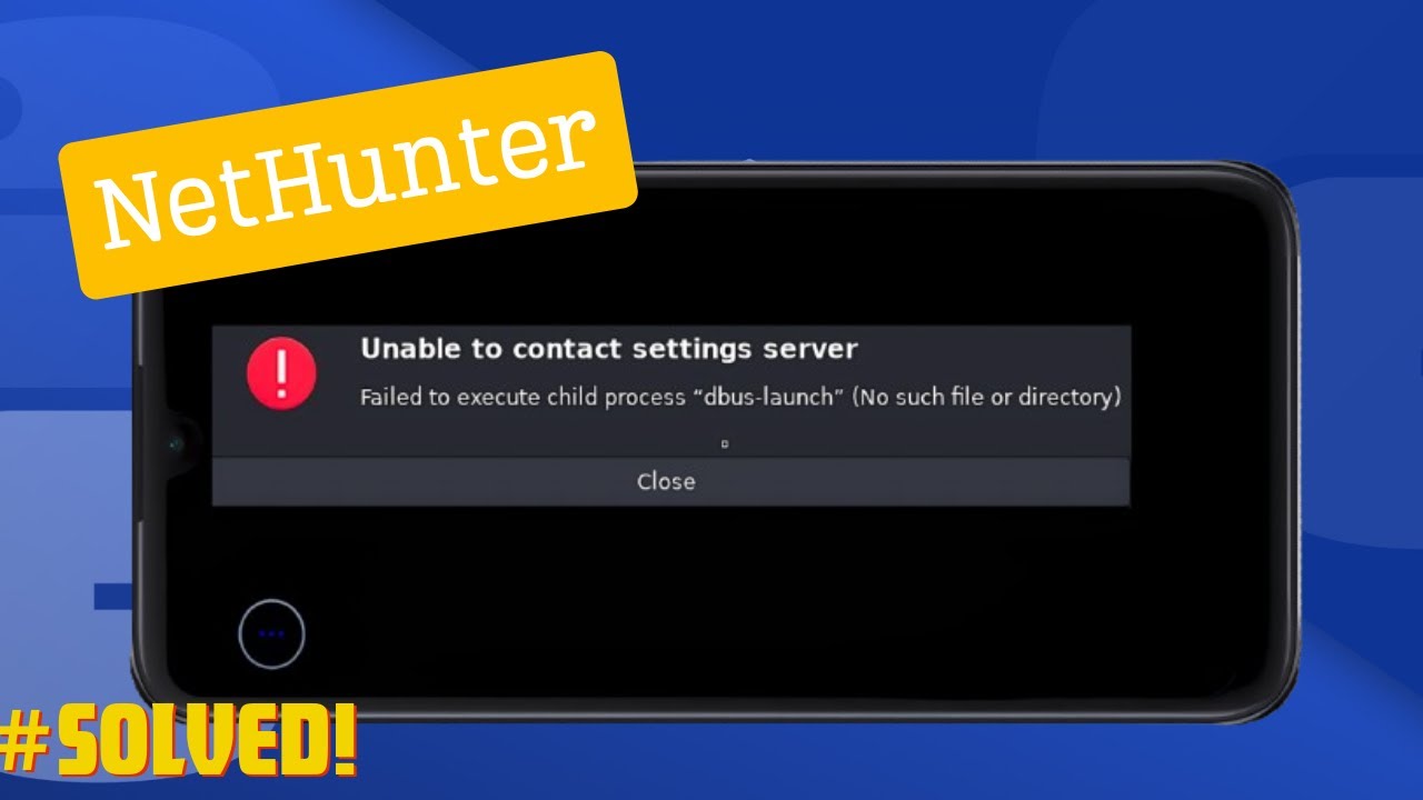 Kali NetHunter: Fix 'dbus launch' Error in VNC (2024)
