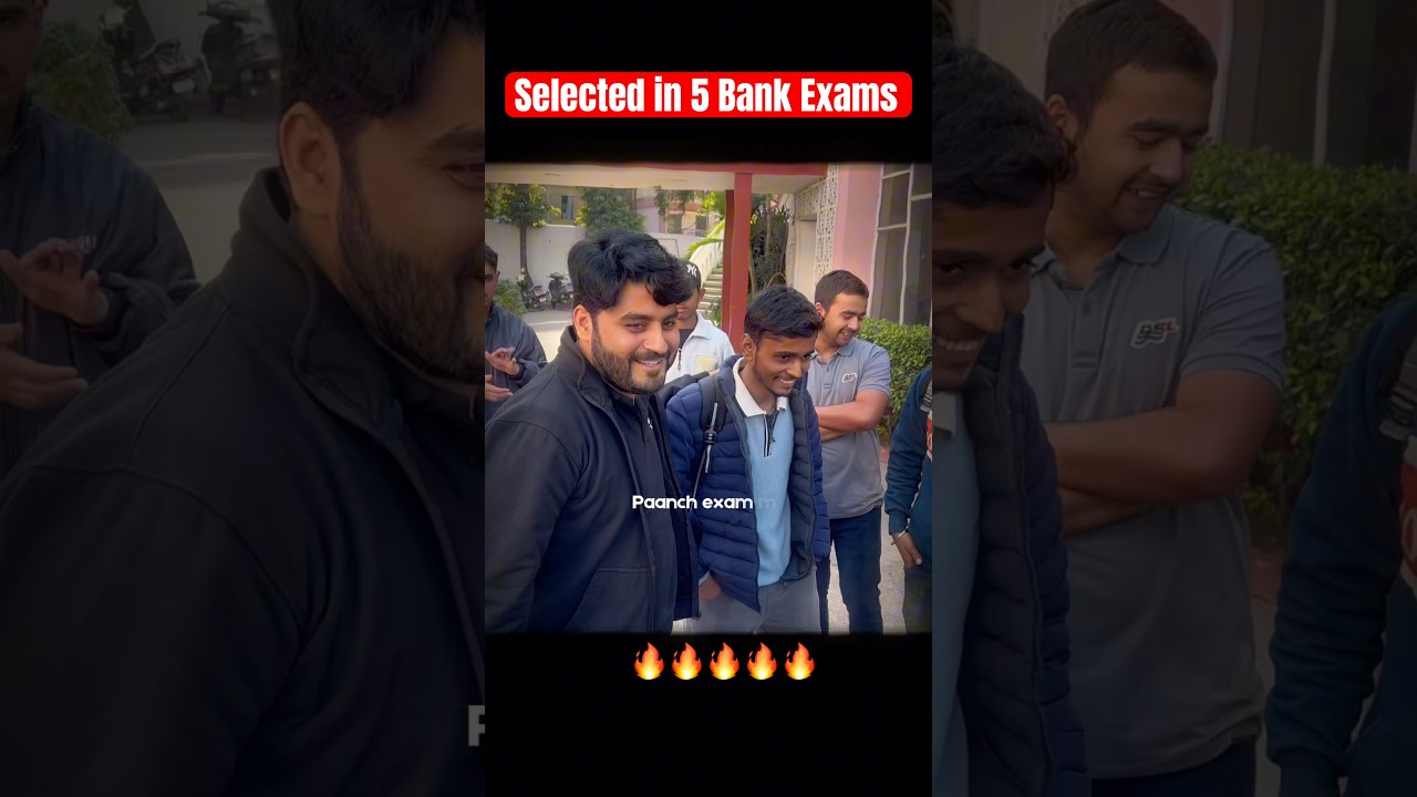 Selected in 5 Bank Examsπ₯π₯π₯π₯π₯ #Vishalsirog