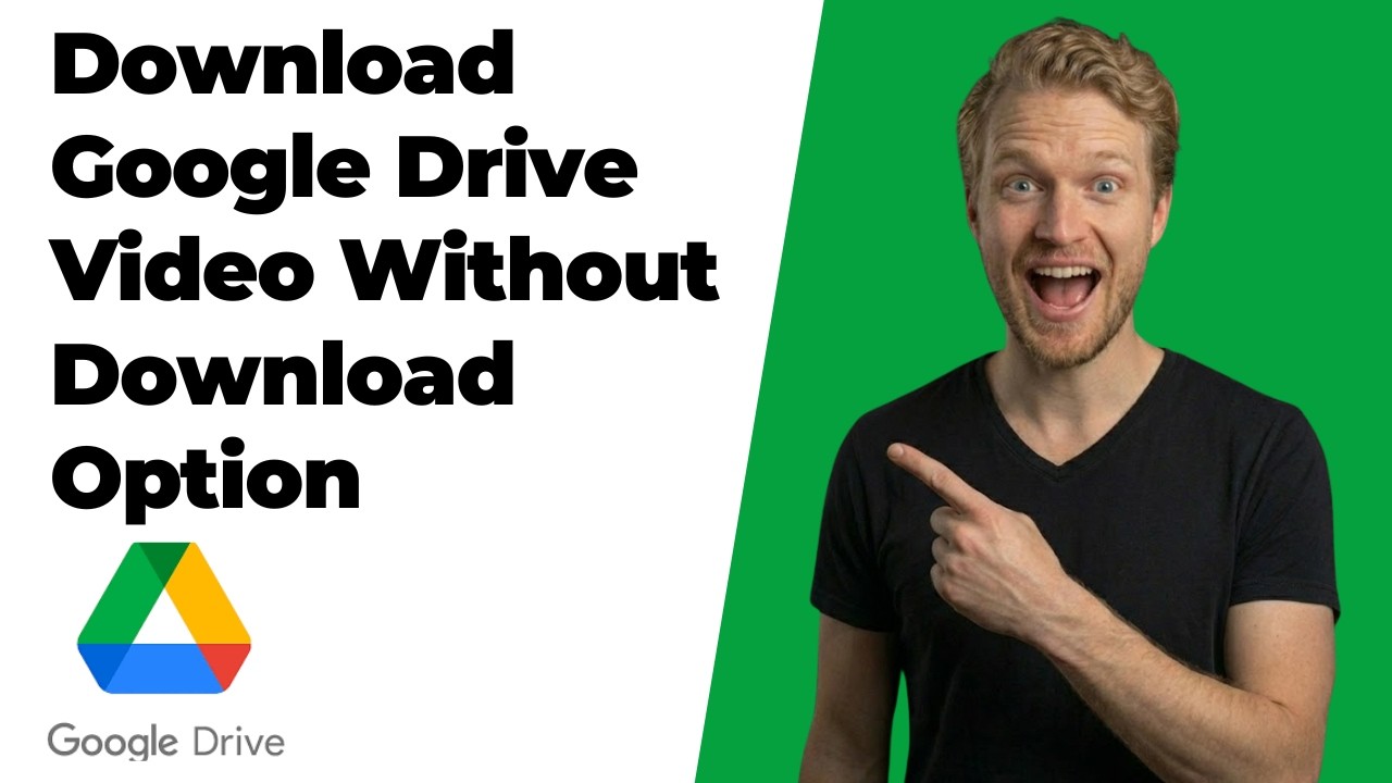 Download Google Drive Videos Without the Option 🎥
