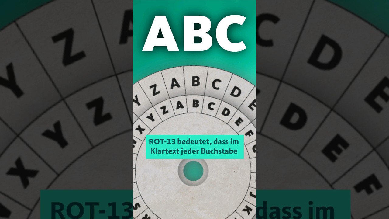 ROT13: Die einfache Verschlüsselung auf einer Drehscheibe 🔐 | Quarks Dimension