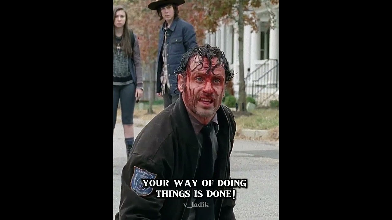 Rick's Transformation into Shane in TWD #shorts