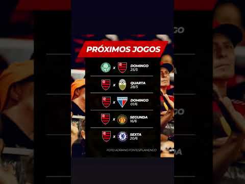 Próximos jogos do Flamengo #flamengo #mengaomalvadao #futebol #flamengonoticiashoje