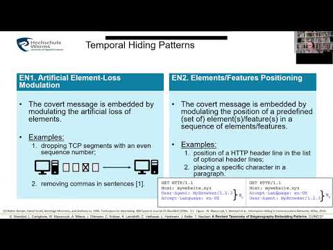 Network Information Hiding, Chapter 5b (Revised Steganography Hiding Patterns Taxonomy – Extended)