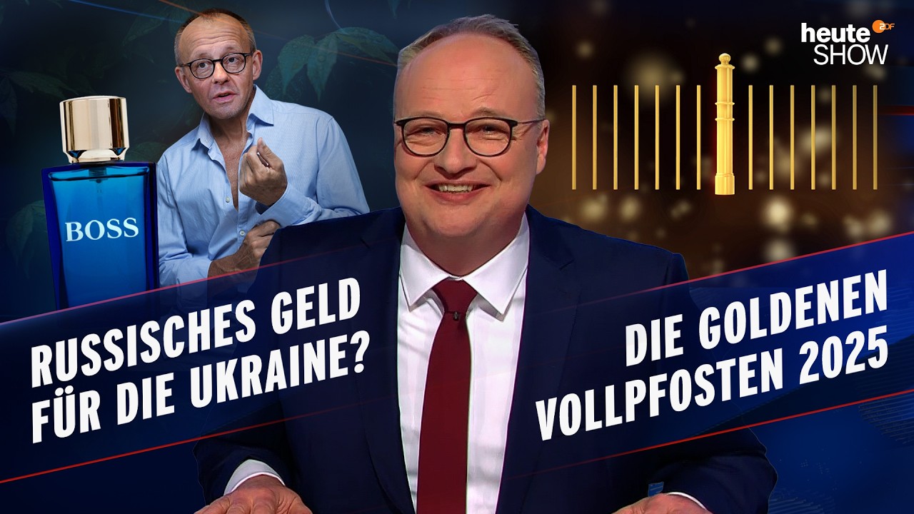 Ukraine-Gipfel | Dämpfer für Söder | Die Goldenen Vollpfosten | heute-show vom 19.12.2025