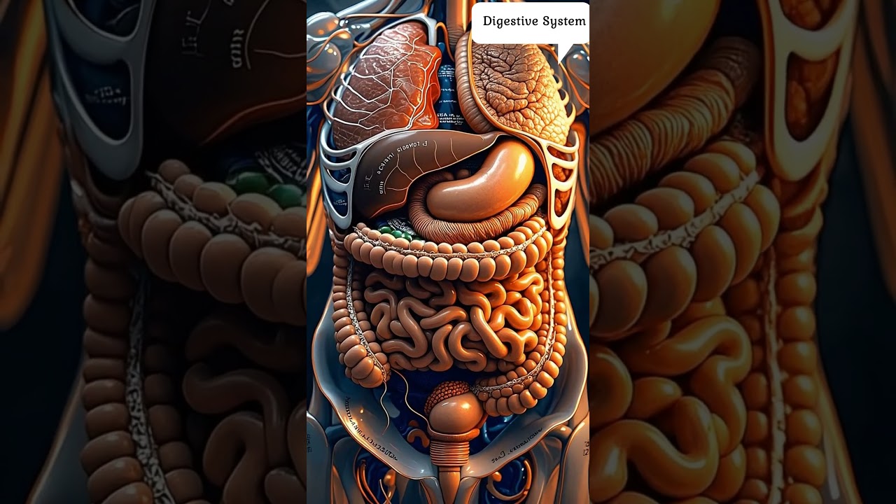 Close-Up of Human Digestive System 🩺