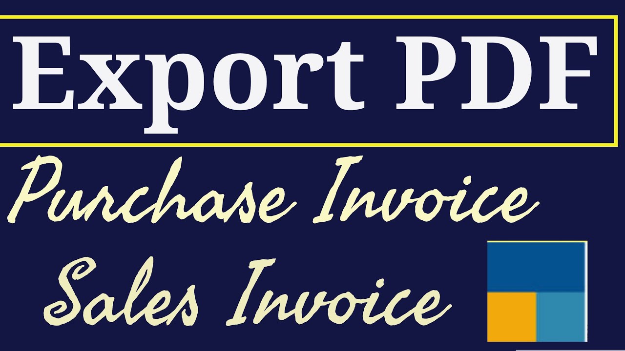 How to Export All Purchase & Sale Invoices as PDFs in Tally Prime 📄