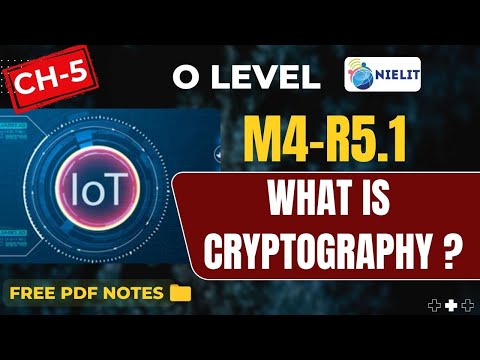What is Cryptography? | Chapter-5 | Class-10 | Cryptography Explained | #cryptography #iot #olevel