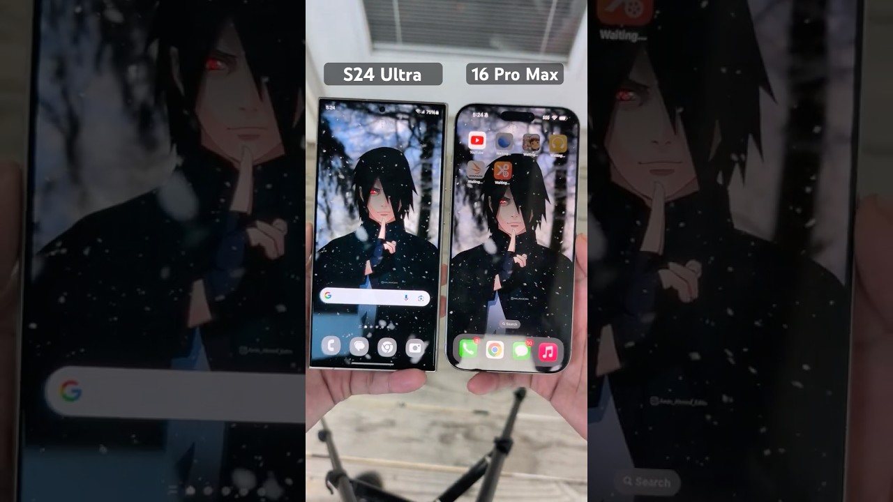 iPhone 16 Pro Max vs S24 Ultra: Brightness & Design