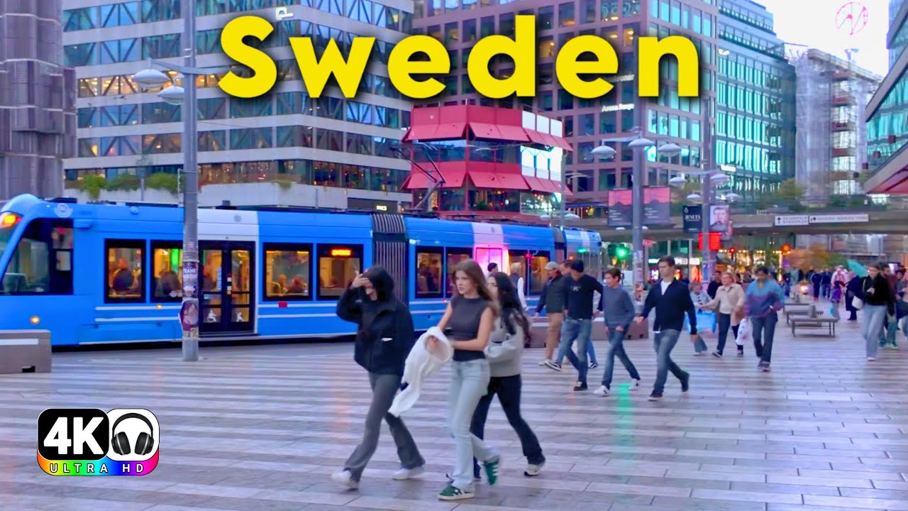 Sweden in 4K: Stockholm Historic Streets Tour