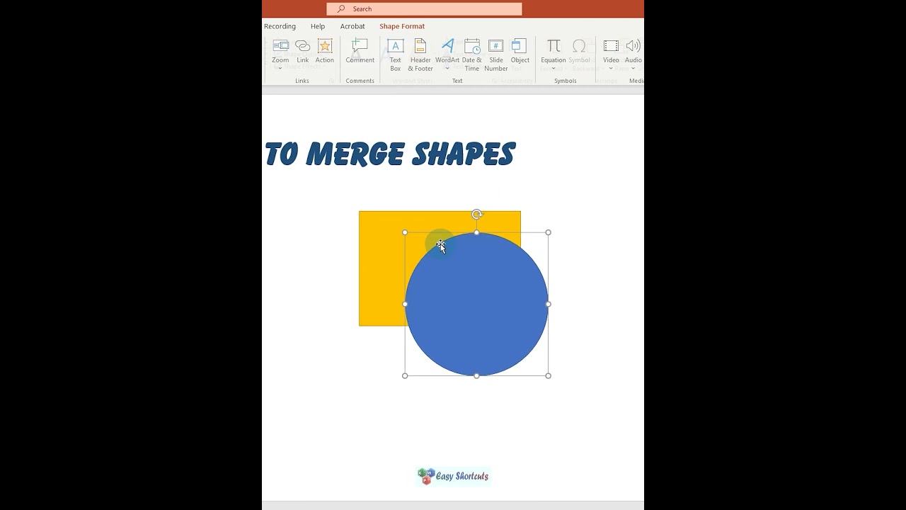 How to Merge Shapes in PowerPoint ✨