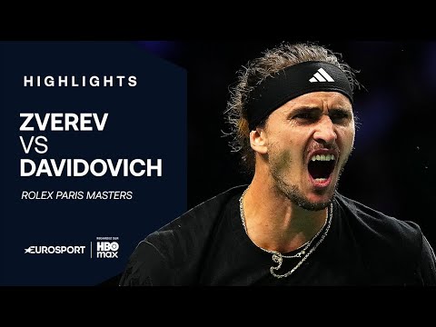 ROLEX PARIS MASTERS - SURPUISSANT, le tenant du titre Alexander Zverev écoeure Davidovich Fokina