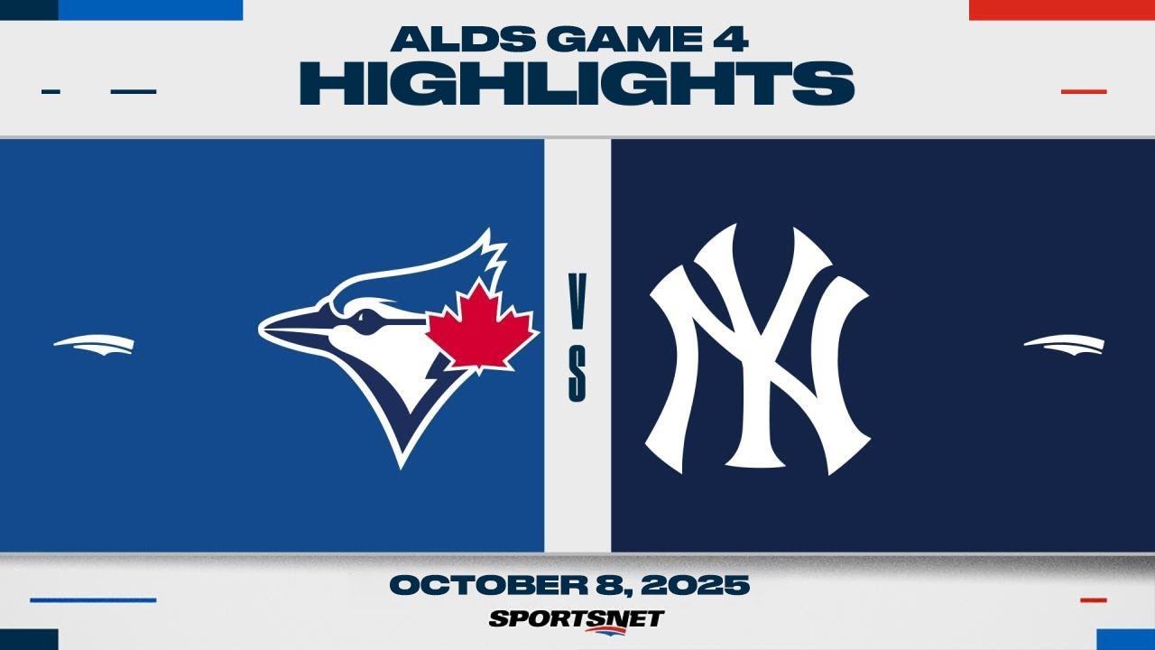 Blue Jays Secure Thrilling ALDS Game 4 Win Over Yankees ๐ | October 8, 2025 Highlights