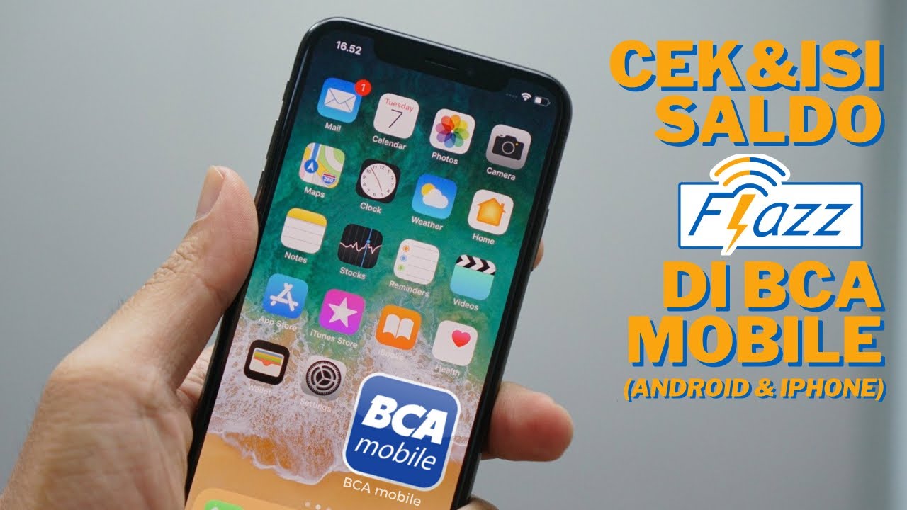 Cek dan Top Up Flazz via Mobile Banking π±