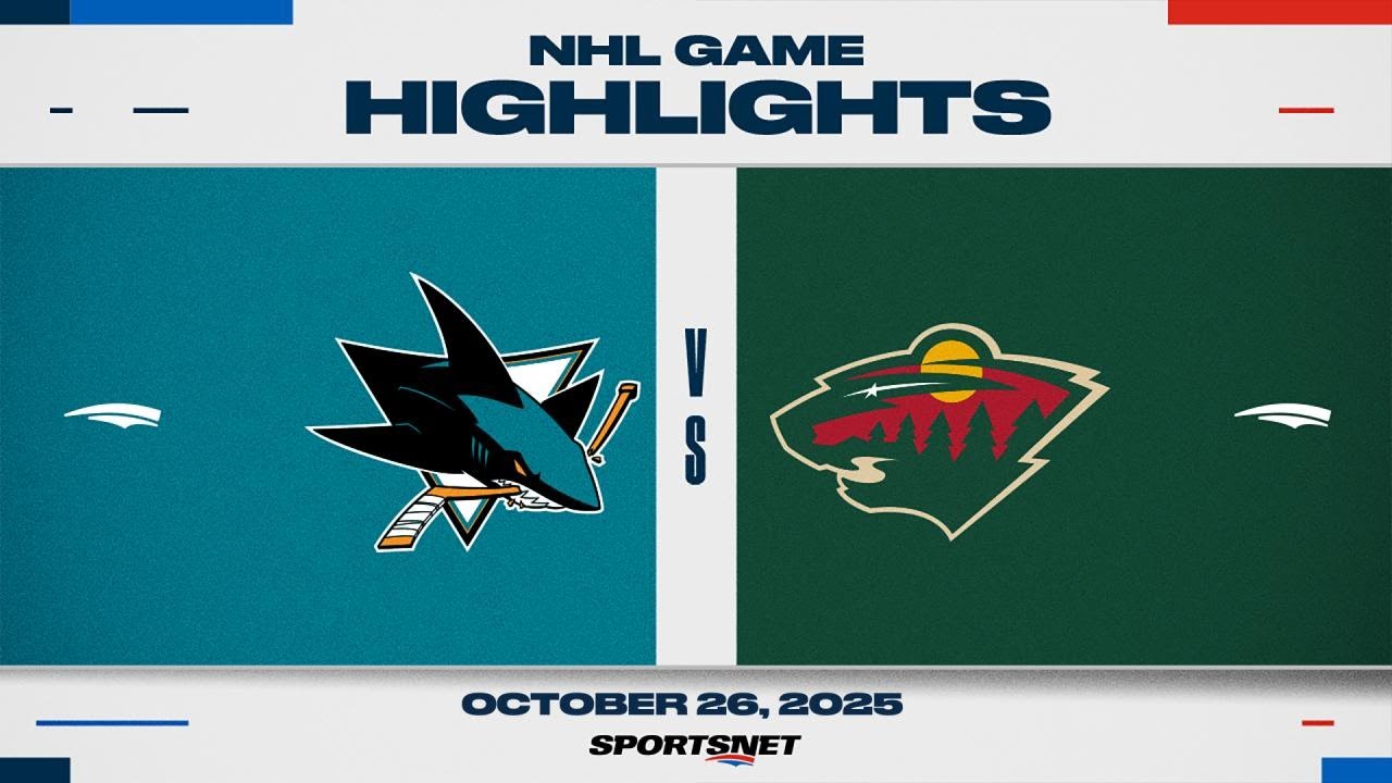 Exciting NHL Highlights: Sharks vs. Wild – Eklund’s 2 Goals & Celebrini’s OT Winner 🏒