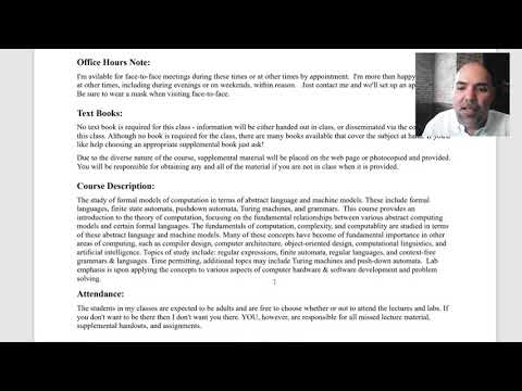 ETEC3402 - Class 1a - Introduction to Automata and Formal Languages