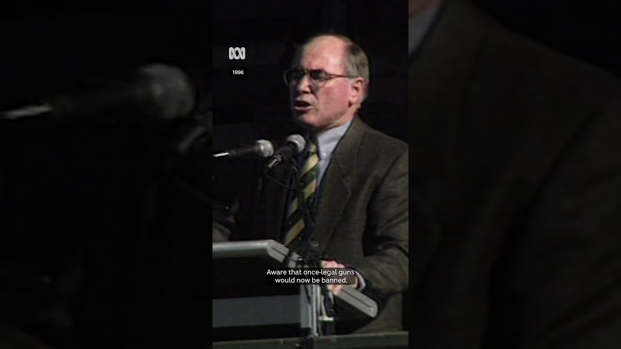 John Howard Booed in 1996 Over Gun Law Reforms