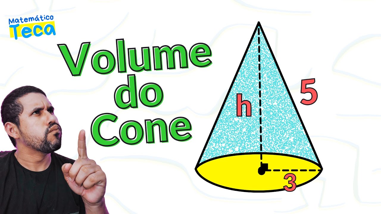 SOS Matemática Básica: Cálculo do Volume de um Cone