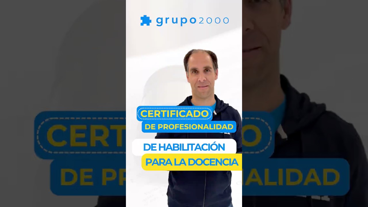 Obtén tu Título Oficial para la Docencia