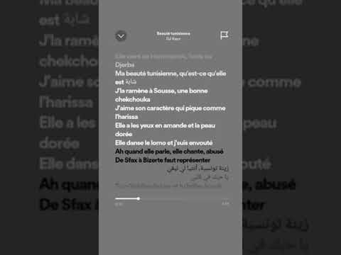 Dj Kayz | Beauté Tunisienne (Sped Up) 🎶🎧🎤 #fullsongslyrics #djkayz #beautetunisienne #song #popular