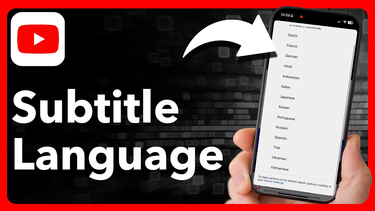 How To Change Subtitle Language On YouTube App