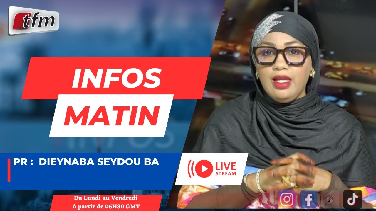 TFM LIVE: Infos Matinales avec Pr Dieynaba Seydou BA - 04 Novembre 2025