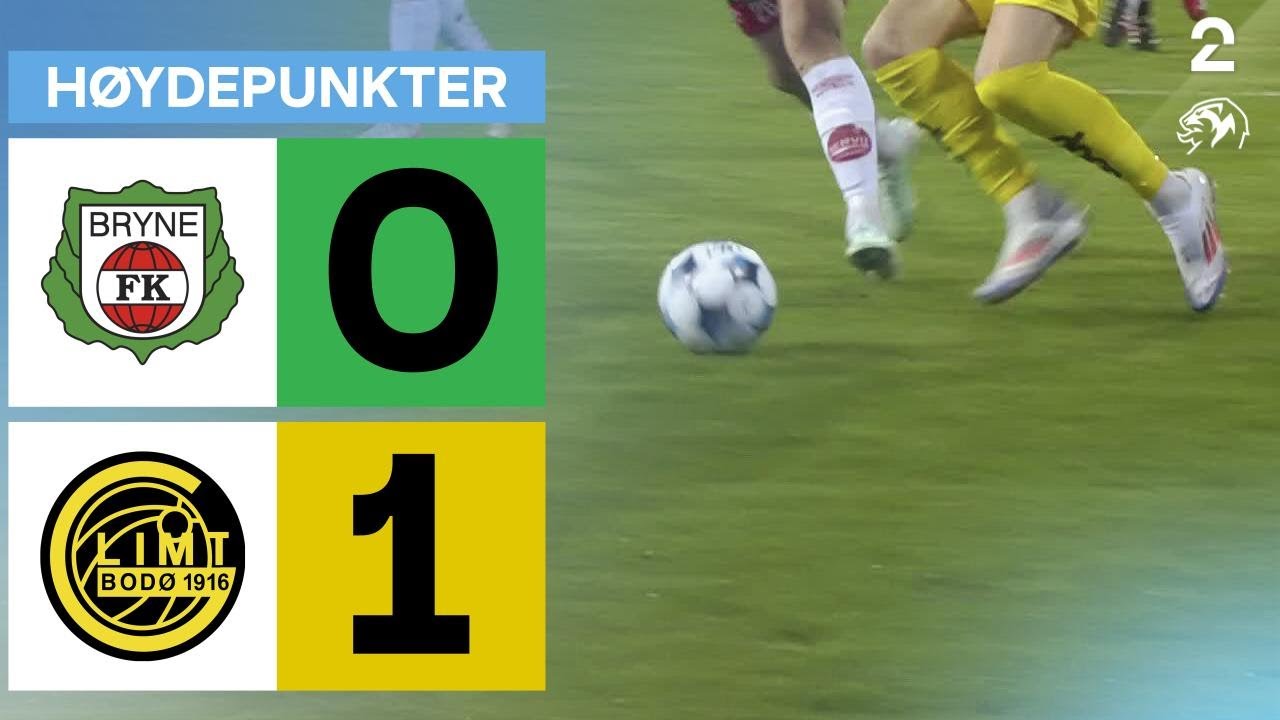 Highlights: Bryne 0-1 Bodø/Glimt – Key Moments & Goals ⚽