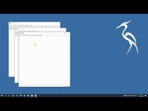 Python: How to open the Python Editor window from the Python Shell